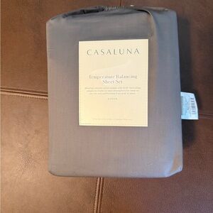Casaluna Temperature Balancing Sheet Set in grey